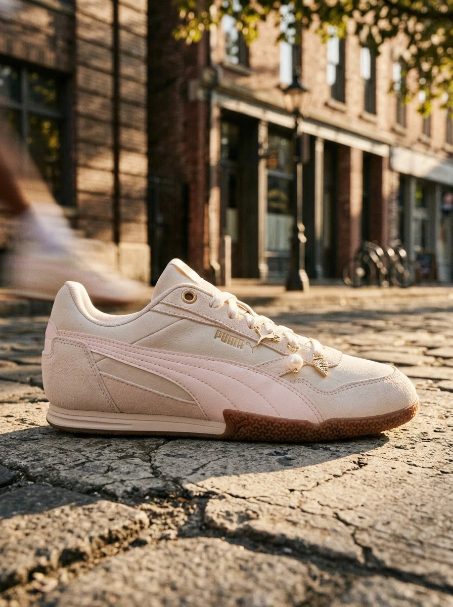 Puma 女款運動鞋 透氣緩震舒適訓練運動鞋 白色 405012-01 - 白色 - 查看 1