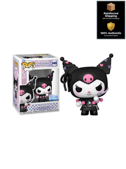 Funko Pop! Sanrio Hello Kitty Series - Kuromi K-Pop #143 Vinyl Figure, EE Exclusive Collectible Gift