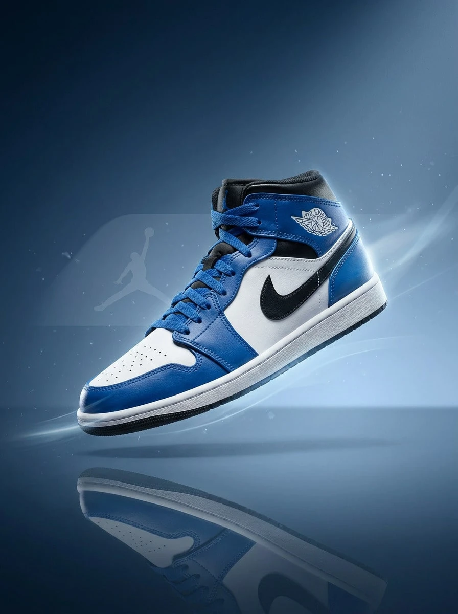 Jordan Air Jordan 1 Mid 男款運動鞋 柔軟彈性輕量 運動校園風 黑色 DQ8426-402 - 皇家遊戲 - 查看 1