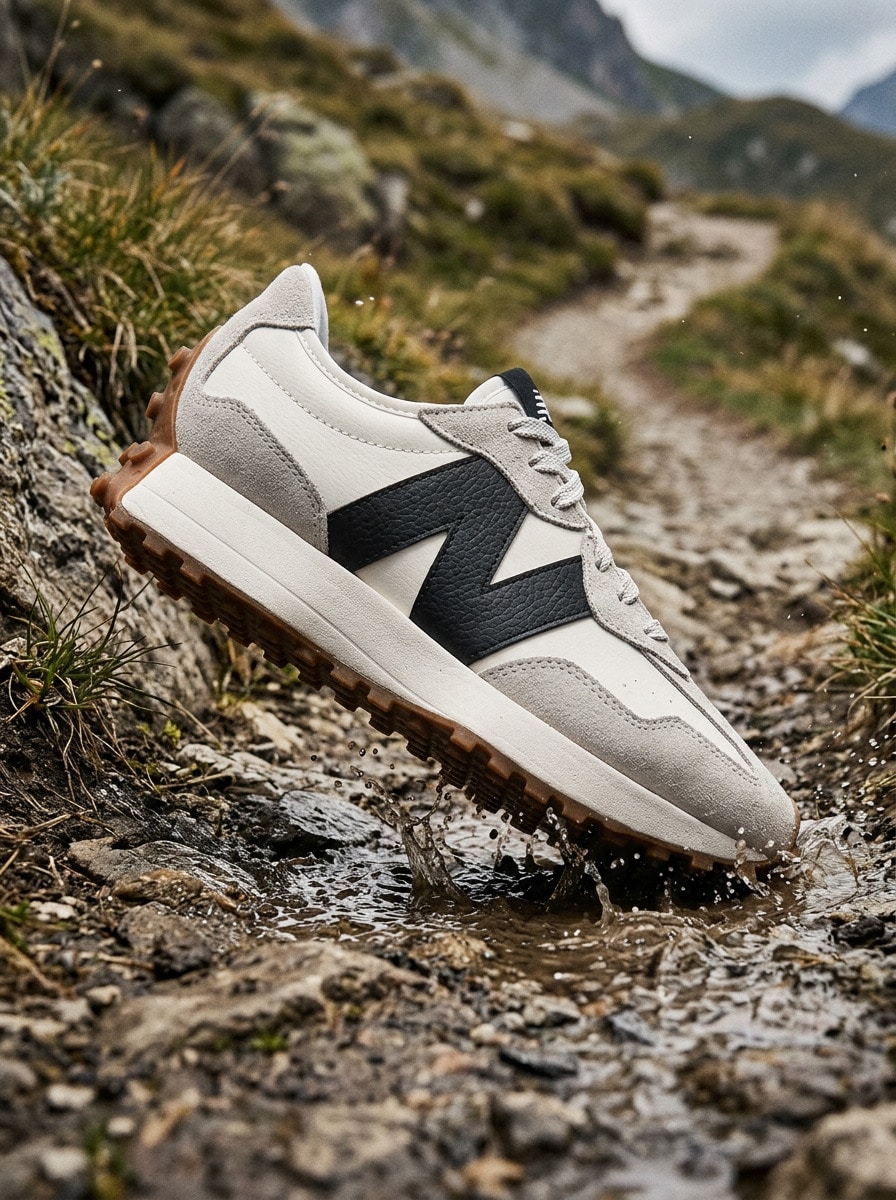 New Balance 327 Hi Og 女款運動鞋,輕量透氣緩震,日常休閒,綠色 WS327GD - 月光(121) - 查看 1