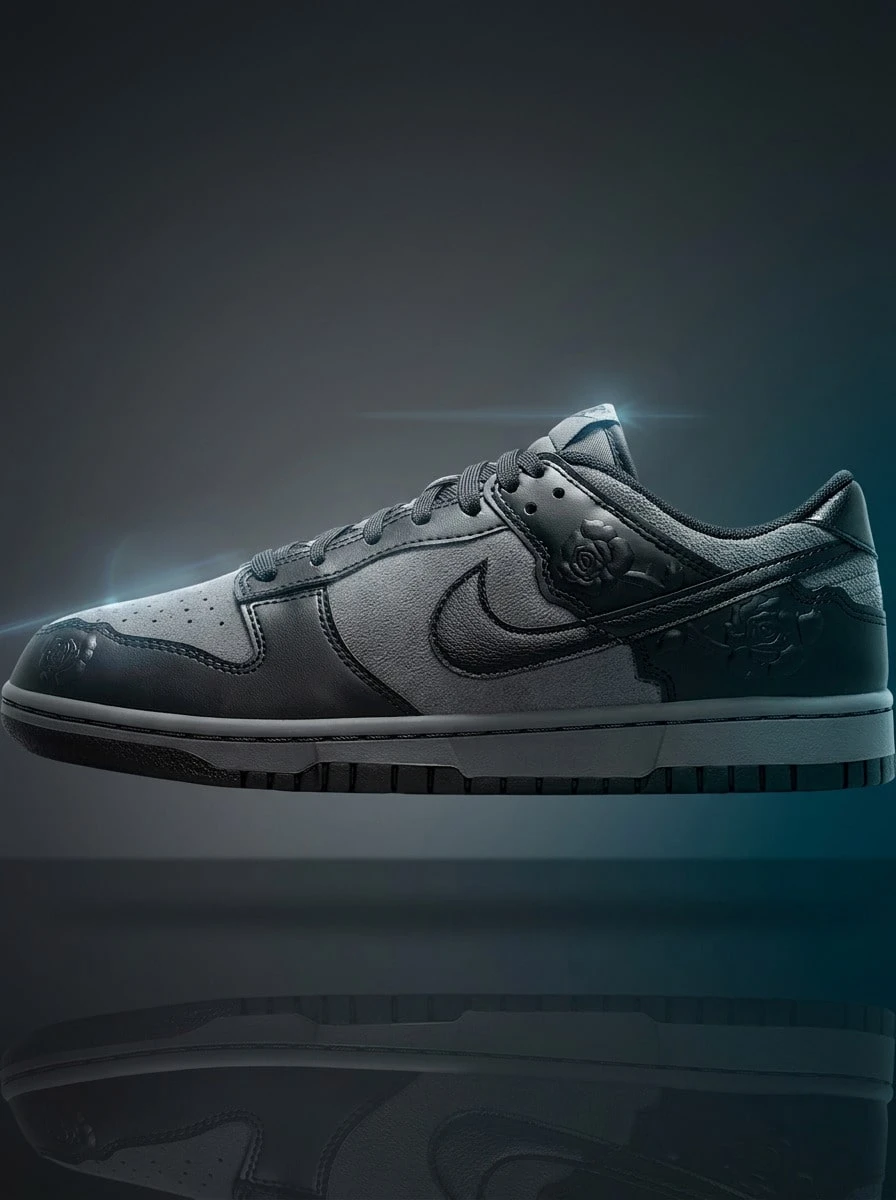 Nike Hi OG 女款運動鞋,輕量透氣緩震,日常休閒黑色 HF1986-001 - 深灰色/黑色 - 查看 1