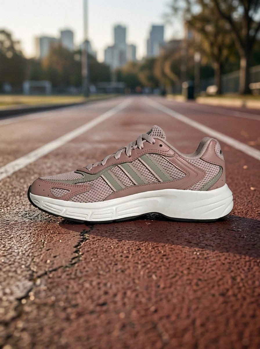 Adidas Eclyptix 2000 运动鞋 透气吸汗 弹性好 百搭 纯色Logo 易洗快干 跑步 学校 女款 裸粉色/绿色 JR6078 - 裸粉色/綠色 - 查看 1