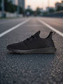 Adidas Td 女款運動鞋，輕量透氣，百搭日常戶外穿著，黑色 H04754 - 黑色 - 查看 1