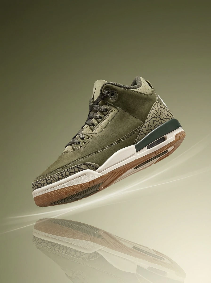 Jordan 女款運動鞋 網布輕量透氣 緩震 日常健身 綠色 DM0967-202 - 綠色 - 查看 1