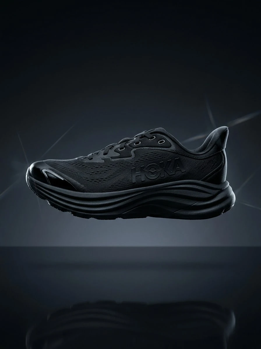 Hoka Clift10 Y 儿童跑步鞋 透气缓震 轻便灵活 耐穿 适合健身房、公路跑步和日常穿着 蓝色 1168860-BBLC - 黑色 - 查看 1