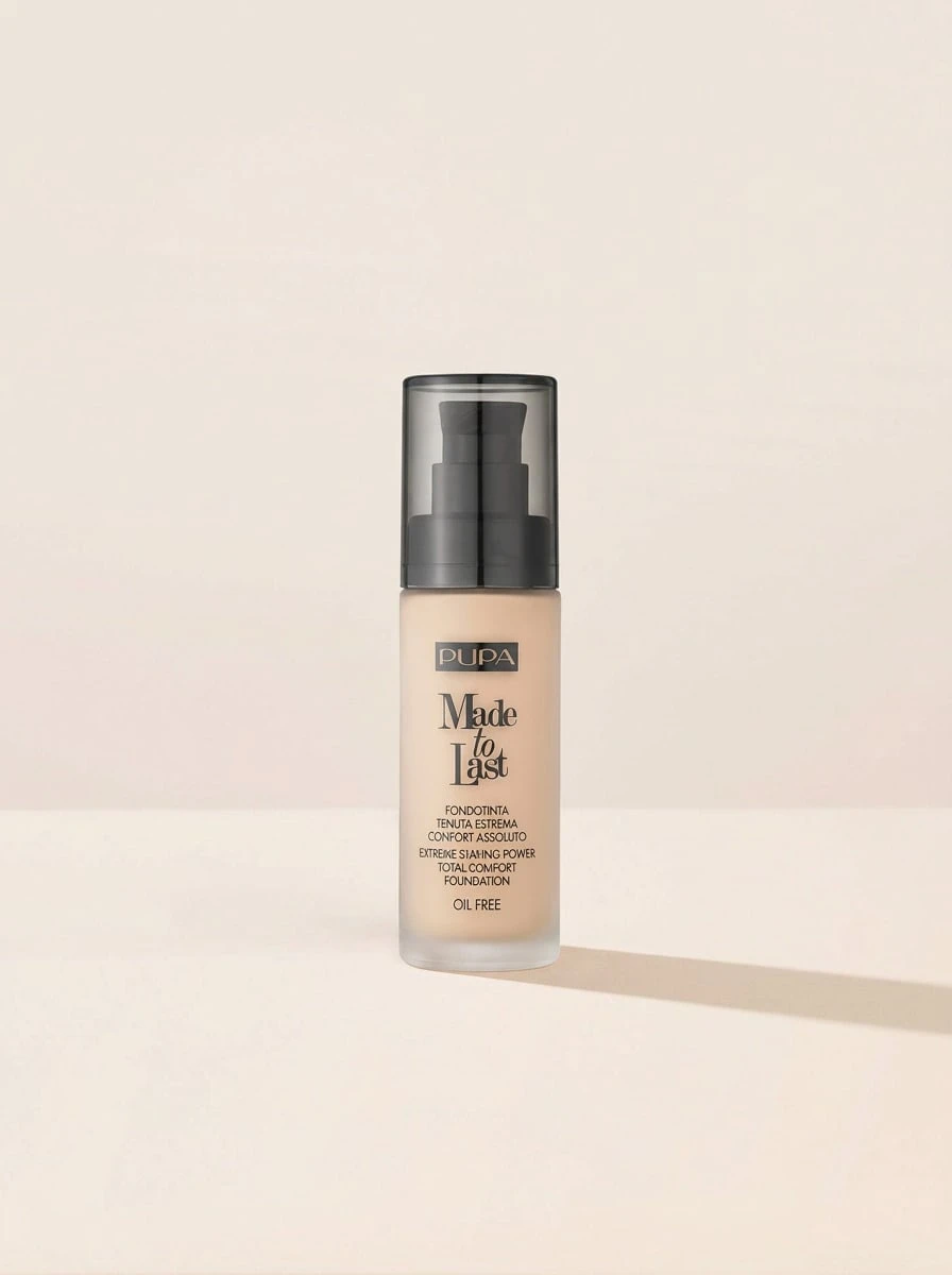 Pupa Made To Last Foundation 030 Natural Beige 30 Ml – Foundation, Extreme Staying Power, For Oily Skin, Beige, Oil Free, Suitable For Daily Wear - 030 Natural Beige - View 1