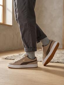 Puma Suede Men Sneakers Non-Slip Supportive Soft Daily Casual Black 395205-78 - coffee - View 1