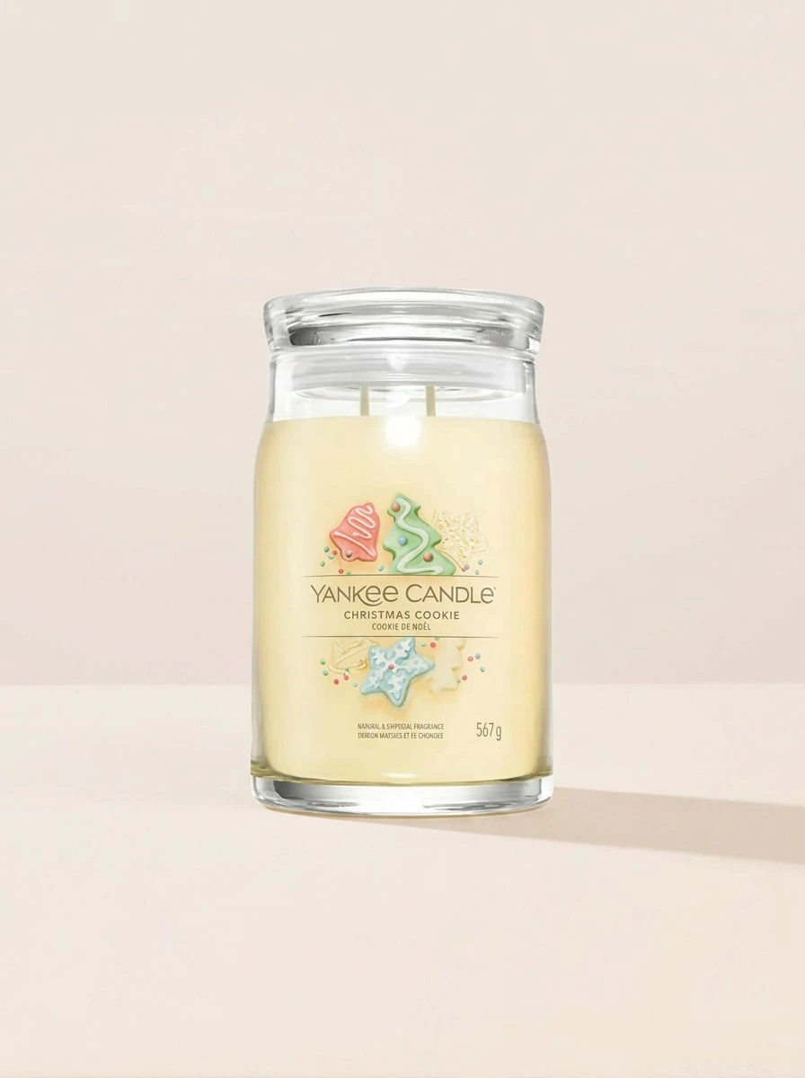 Yankee Candle Christmas Cookie Signature Large Jar Candle 567 G - 聖誕餅乾 - 查看 1