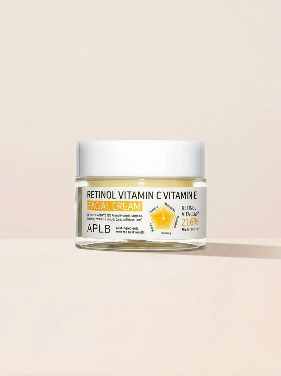APLB Retinol Vitamin C & Vitamin E Facial Cream 55 Ml – Moisturizer, Anti-Aging, For Women, Retinol, Suitable For Nightly Skincare Routine - Clear - View 1