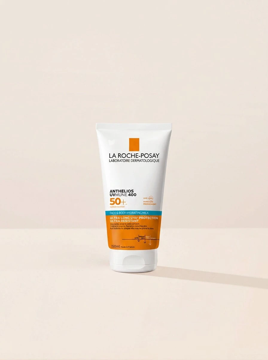La Roche-Posay أنتيليوس UVMune 400 لوشن مرطب للوجه والجسم SPF50+ 150 مل - شفاف - مشاهدة 1