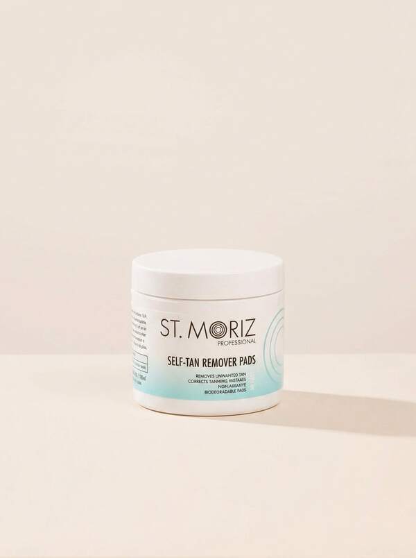 St. Moriz Professional Self-Tan Remover Pads 60 Pads – Tan Remover, Non-Abrasive, For Self-Tanning Enthusiasts, Suitable For Tan Correction