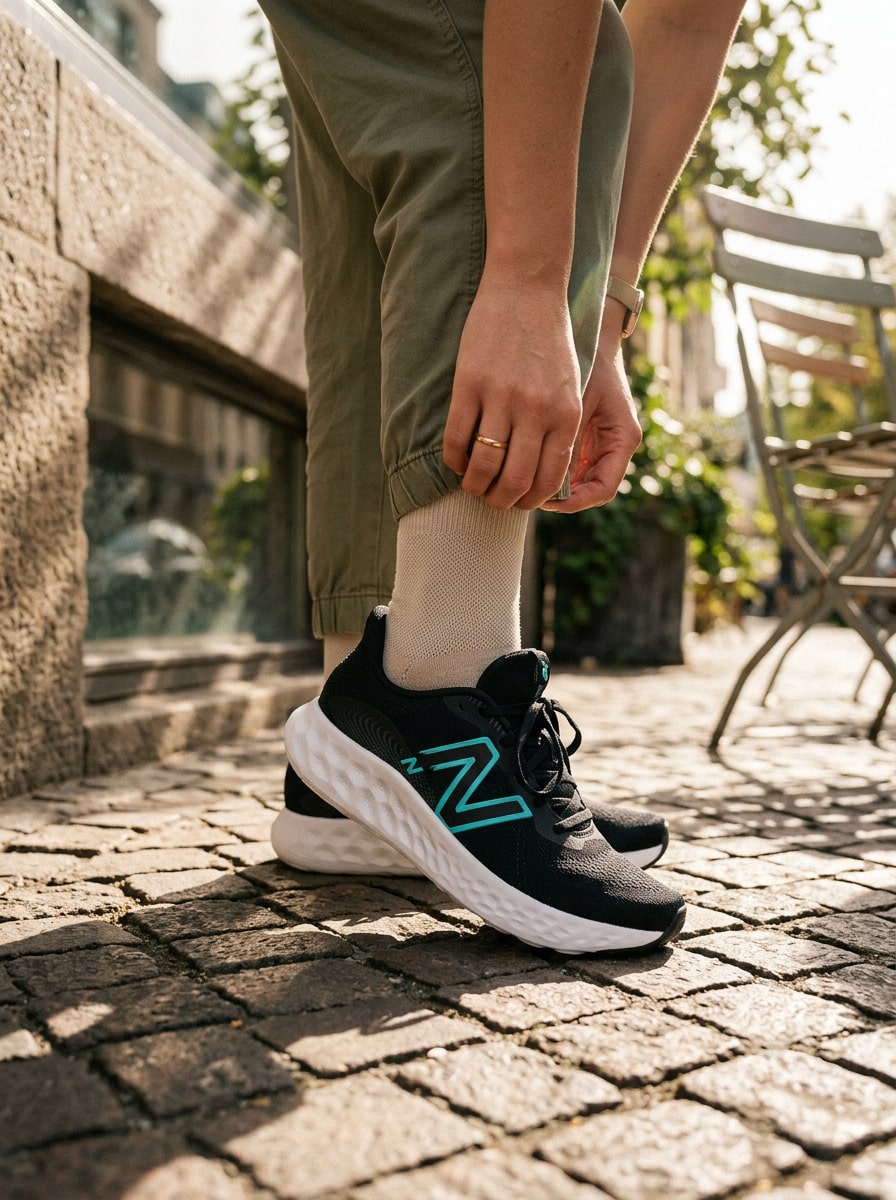 New Balance 女款運動鞋 百搭耐穿 防滑 日常休閒 黑色 W411CM3 - 黑色 - 查看 1