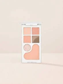 Rom&nd Bare Layer Eyeshadow Palette 01 Apricot Mood 14 G – Eyeshadow Palette, Blendable, For Women, Apricot, Suitable For Daily Makeup Routine - 01 Apricot Mood - View 1