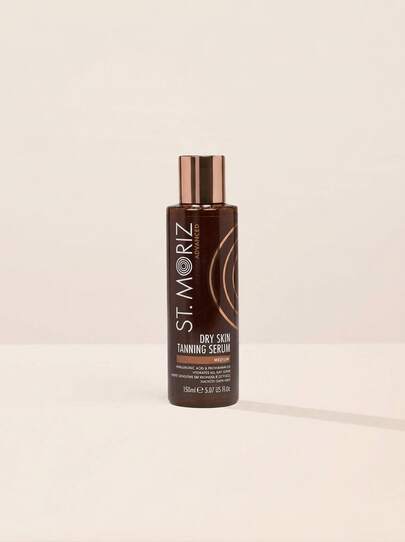 St. Moriz Advanced Dry Skin Gradual Tanning Serum 150 ml – Tanning Serum, Gradual Tan, For Dry Skin, Medium, Hyaluronic Acid, Suitable For Daily Skincare Routine