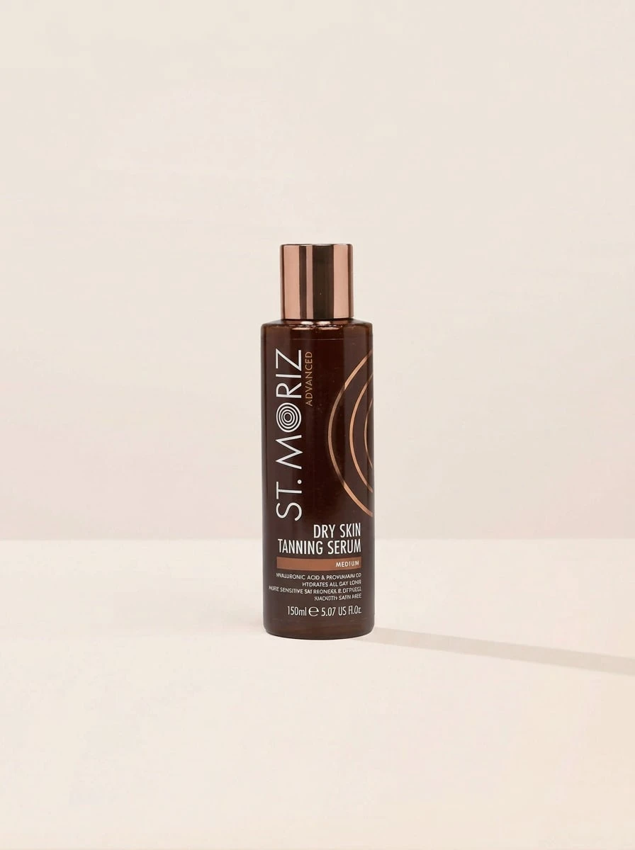 St. Moriz Advanced Dry Skin Gradual Tanning Serum 150 Ml – Tanning Serum, Gradual Tan, For Dry Skin, Medium, Hyaluronic Acid, Suitable For Daily Skincare Routine - Clear - View 1