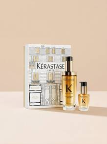 Kérastase Kerastase Elixir Ultime Set 105 Ml Set – Hair Oil, Shine-Enhancing, For Dull Hair, Floral, Gold, Marula Oil, Suitable For Holiday Gift - Gold - View 1