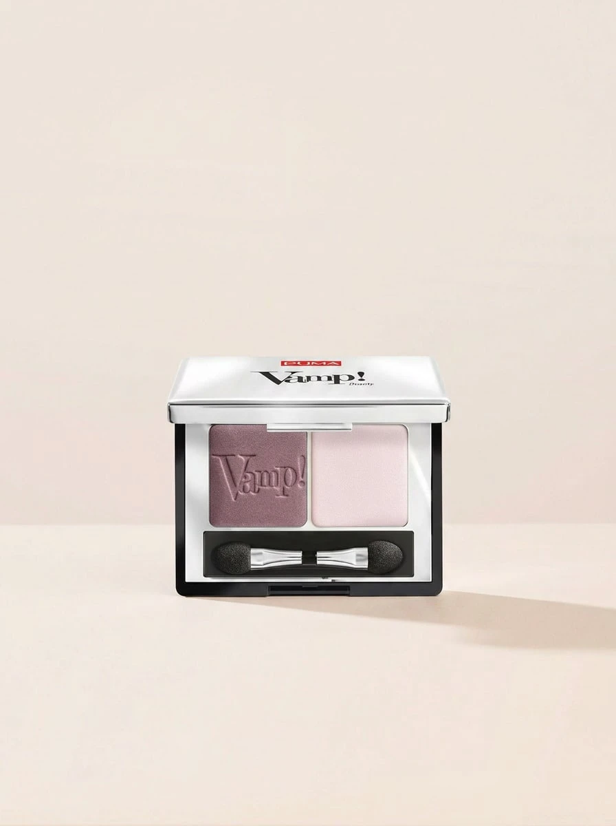 Pupa Vamp! Compact Duo Eyeshadow 003 Soft Mauve 2.2 G – Eyeshadow, Highly Pigmented, For Women, Soft Mauve, Suitable For Daily Makeup Routine - 003 Soft Mauve - View 1
