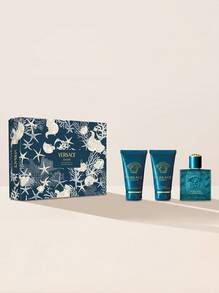 Versace Eros Eau De Toilette 50 Ml Gift Set – Cologne Gift Set, Long-Lasting, For Men, Mint, Turquoise, Suitable For Daily Wear - EDT - View 1