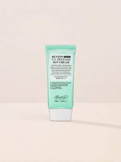 Benton Air Fit UV Defense Sun Cream SPF50 50 Ml – Sunscreen, SPF50+, For Sensitive Skin, Rosemary, Light , Centella Asiatica, Suitable For Morning Skincare Routine
