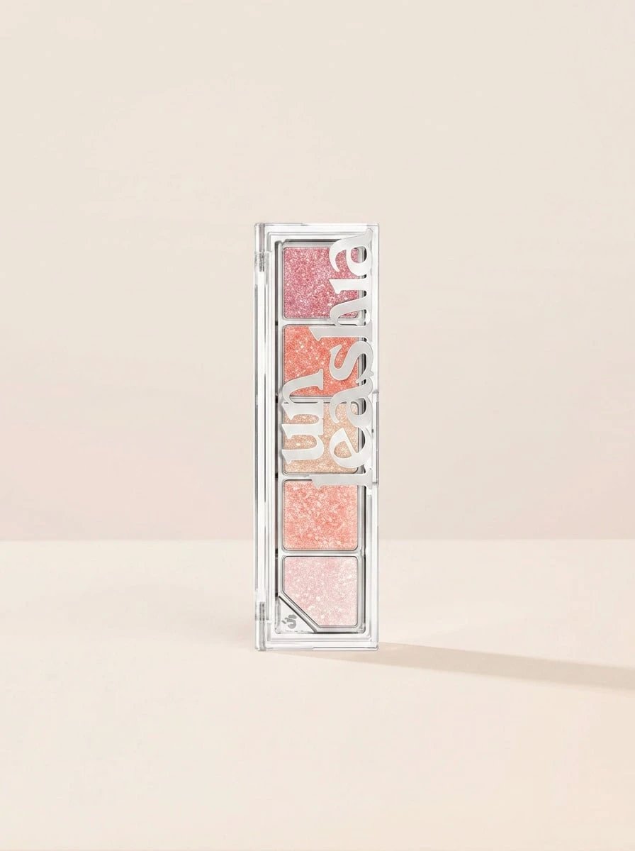 Unleashia Mood Shower Face Palette 100 Ballerina – Face Palette, Shimmering, For Women, Pink, Suitable For Daily Makeup - 100 Ballerina Shower - Visa 1