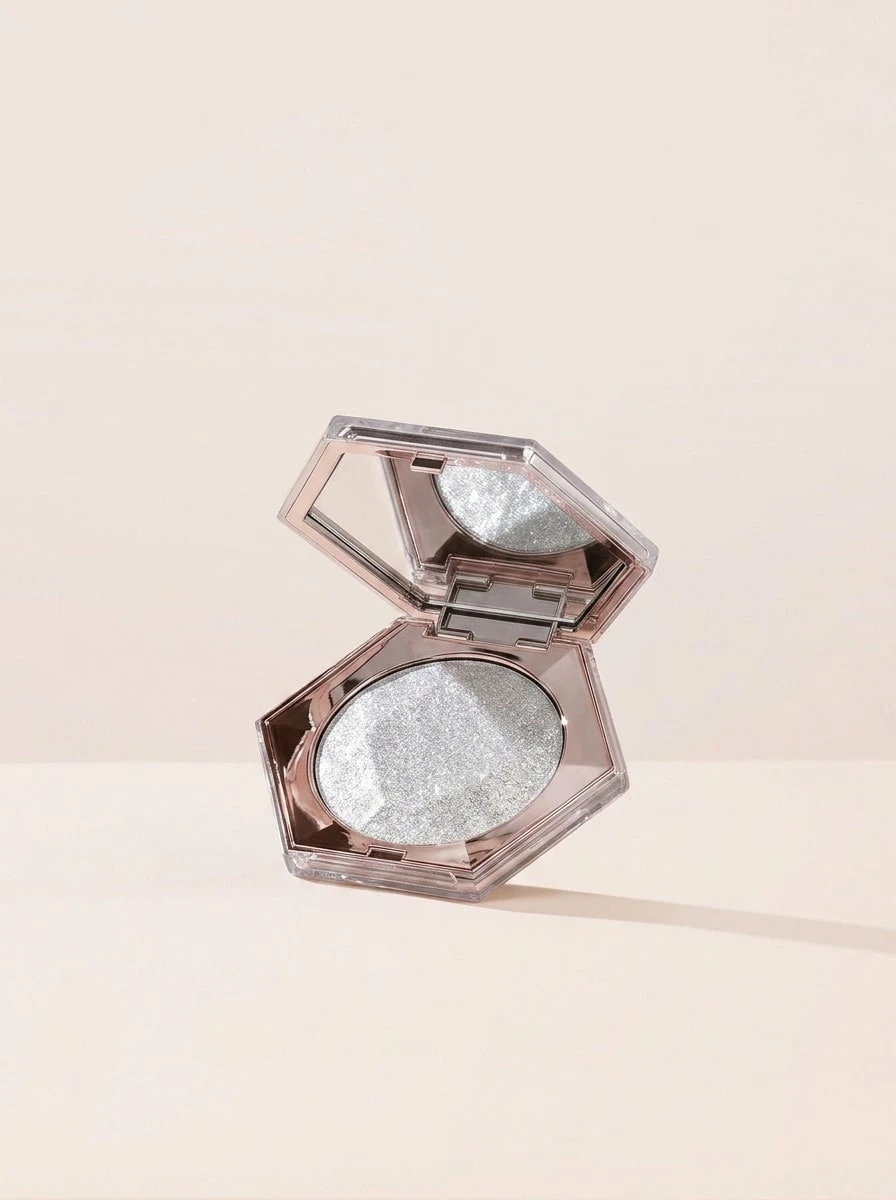 Fenty Beauty Diamond Bomb All-Over Diamond Veil Highlighter How Many Carats?! 8 G – Highlighter, 3D Shimmer, For Women, Platinum, Suitable For Night Out - How many Carats?! - View 1