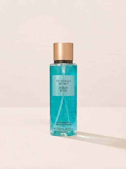 Victoria's Secret Aqua Kiss Body Mist 250 ml – Body Mist, Long-Lasting Fragrance, For Women, Cool Waters, Blue, Suitable For Post-Shower