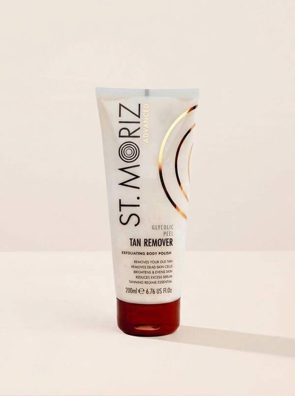 St. Moriz Advanced Glycolic Peel Tan Remover 200 ml – Tan Remover, Exfoliating, For Self-Tanners, Glycolic Acid, Suitable For Pre-Tanning Preparation