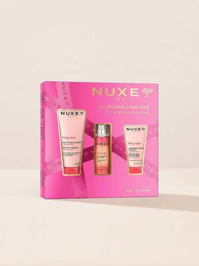 Nuxe The Very Rose Essentials Skincare Gift Set – Skincare Kit, Soothing, For Women, Rose, Pink, Rose Floral Water, Suitable For Daily Beauty Routine