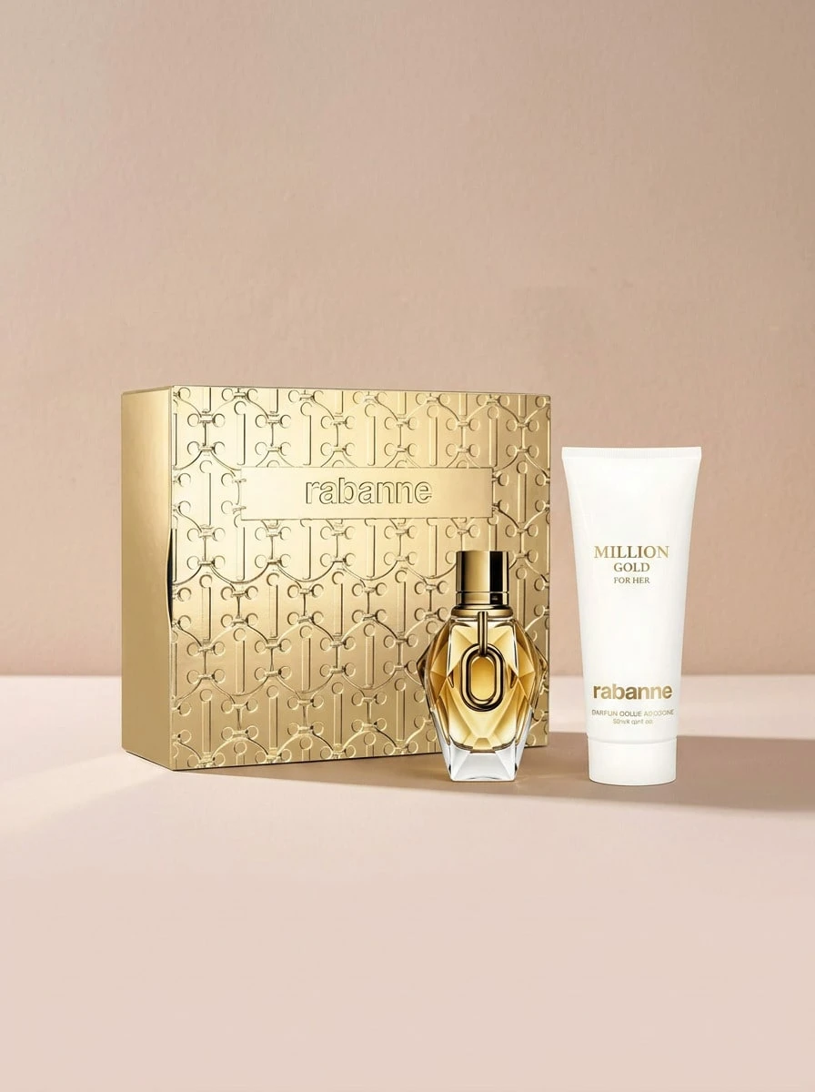 Paco Rabanne Million Gold For Her Eau de Parfum 50 ml Gift Set - Multicolor - Ver 1