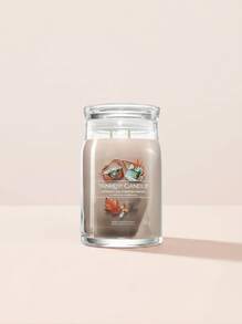 Yankee Candle Afternoon Scrapbooking Signature Large Jar Candle 567 G – Scented Candle, Long-Burning, For Home Fragrance Enthusiasts, Warm Woods, Creamy Beige, Wax Blend, Suitable For Living Room Decor - one-size - View 1