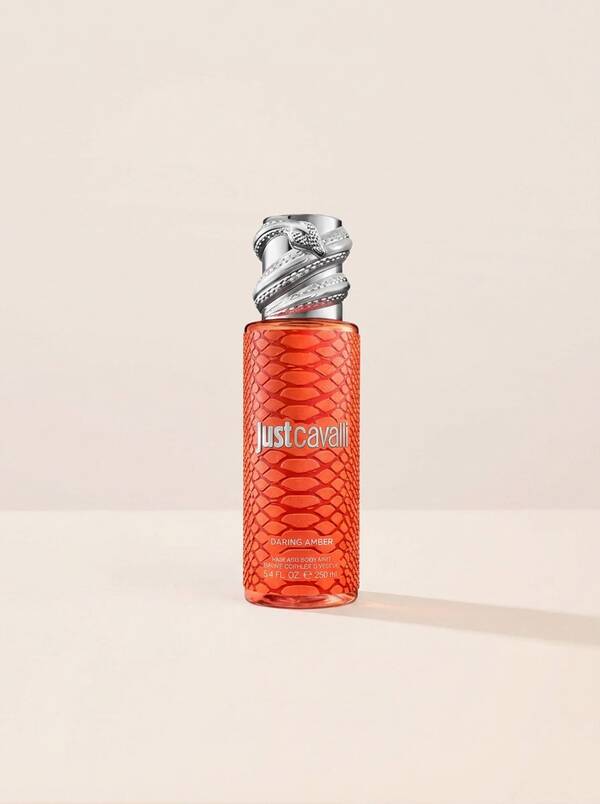 Roberto Cavalli Just Cavalli Daring Amber Hair & Body Mist 250 Ml – Body Mist, Refreshing, For Women, Warm, Orange, Suitable For Daily Wear