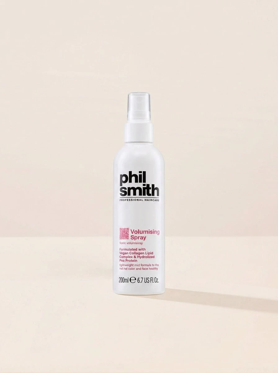 Phil Smith Volumising Spray 200 ml – Collagen Lipid Complex And Pea Protein Infusion, Lightweight Mist For Root Lift And Texture, Long-Lasting Thickening Effect For Fine Flat Hair, Professional Styling For Daily Routine - Rensa - Visa 1