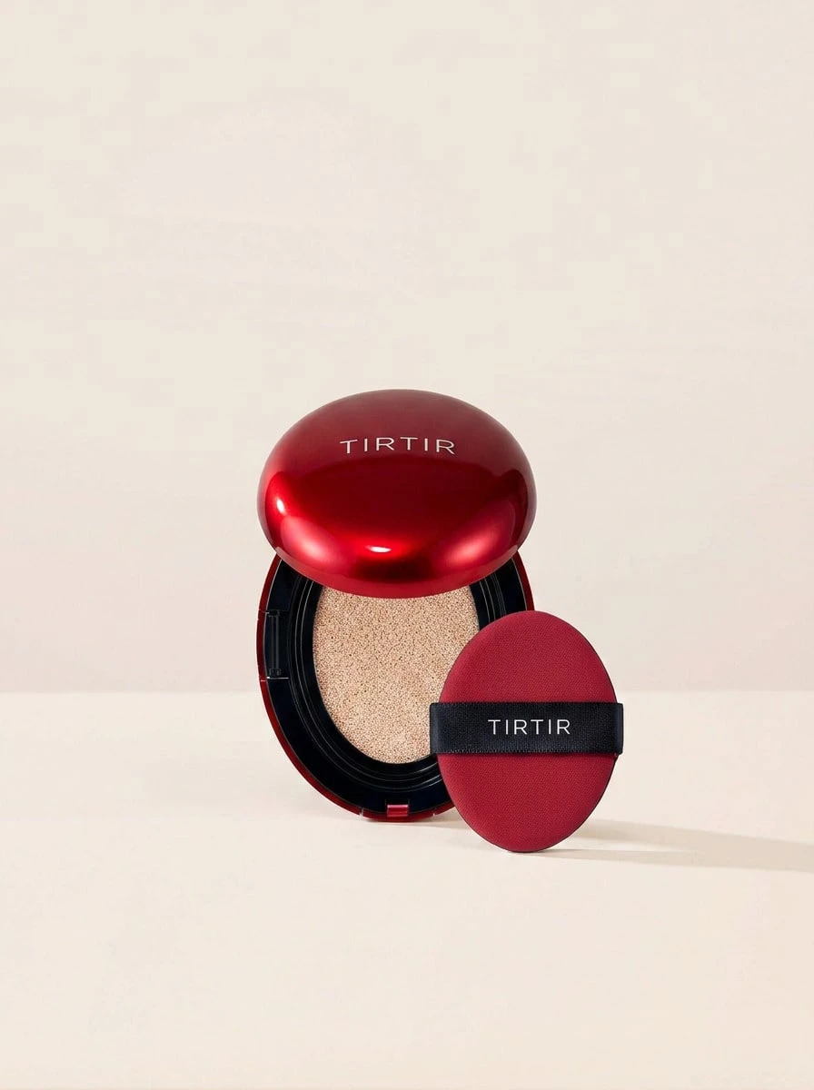 TIRTIR Mask Fit Red Cushion 10C Shell 18 G – Cushion Foundation, 72-Hour Long Lasting, For Women, 10C Shell, Niacinamide, Suitable For Daily Face Makeup - 10C Shell - View 1