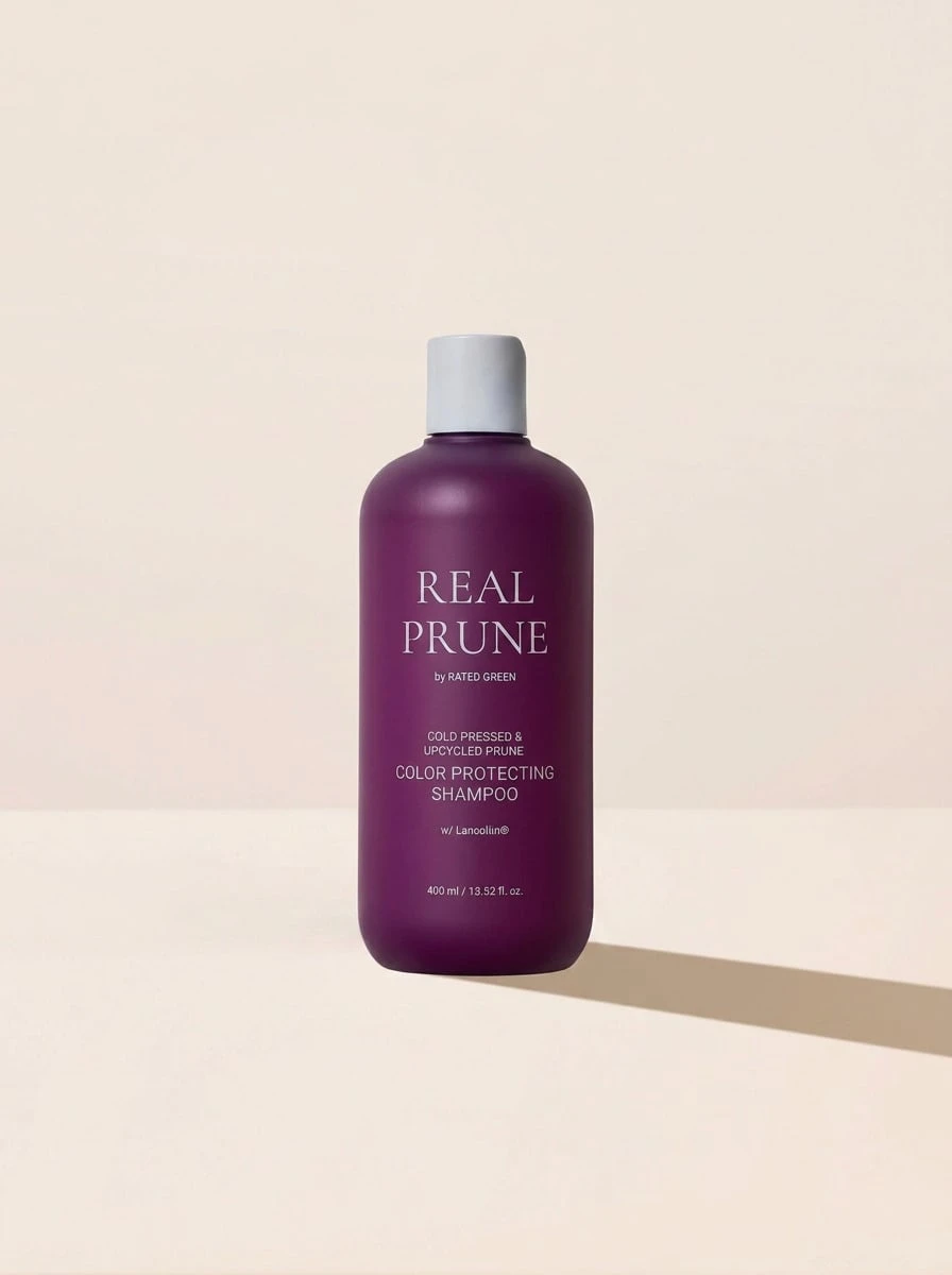 Rated Green Real Prune Color Protecting Shampoo 400 Ml – Cold Pressed Prune Extract With Lamellux Formula, Fade Prevention For Vibrancy, Professional Care For Color Treated Hair, Daily Shower Routine, Salon Quality Results - Clear - View 1