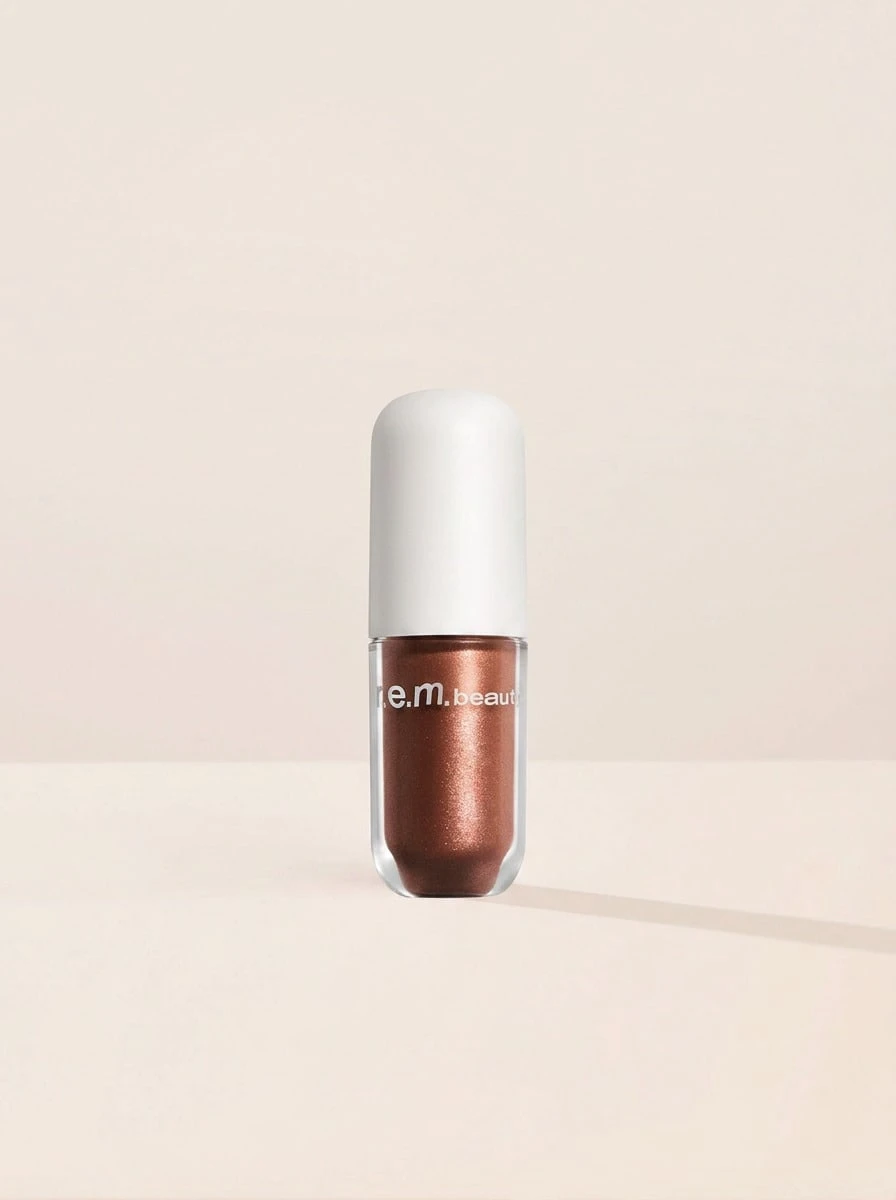 R.E.M. Beauty Midnight Shadows Liquid Eyeshadow Asteroid 4 Ml – Liquid Eyeshadow, Metallic Finish, For Women, Metallic Bronze, Suitable For Evening Party - Asteroid - 查看 1