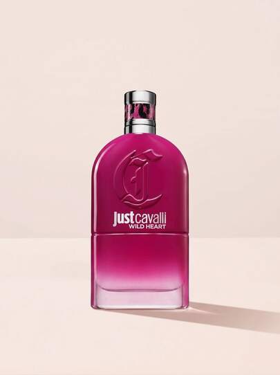 Roberto Cavalli Just Cavalli Wild Heart Eau De Parfum 90 Ml – Eau De Parfum, Long-Lasting, For Women, Floral, Pink, Saffron, Suitable For Daily Wear