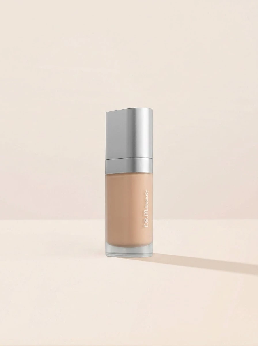 R.E.M. Beauty Sweetener Foundation Medium 1W 30 Ml – Foundation, Long-Wearing, For Medium Skin Tones, Medium 1W, Niacinamide, Suitable For Daily Makeup Routine - 中等功率 1W - 查看 1