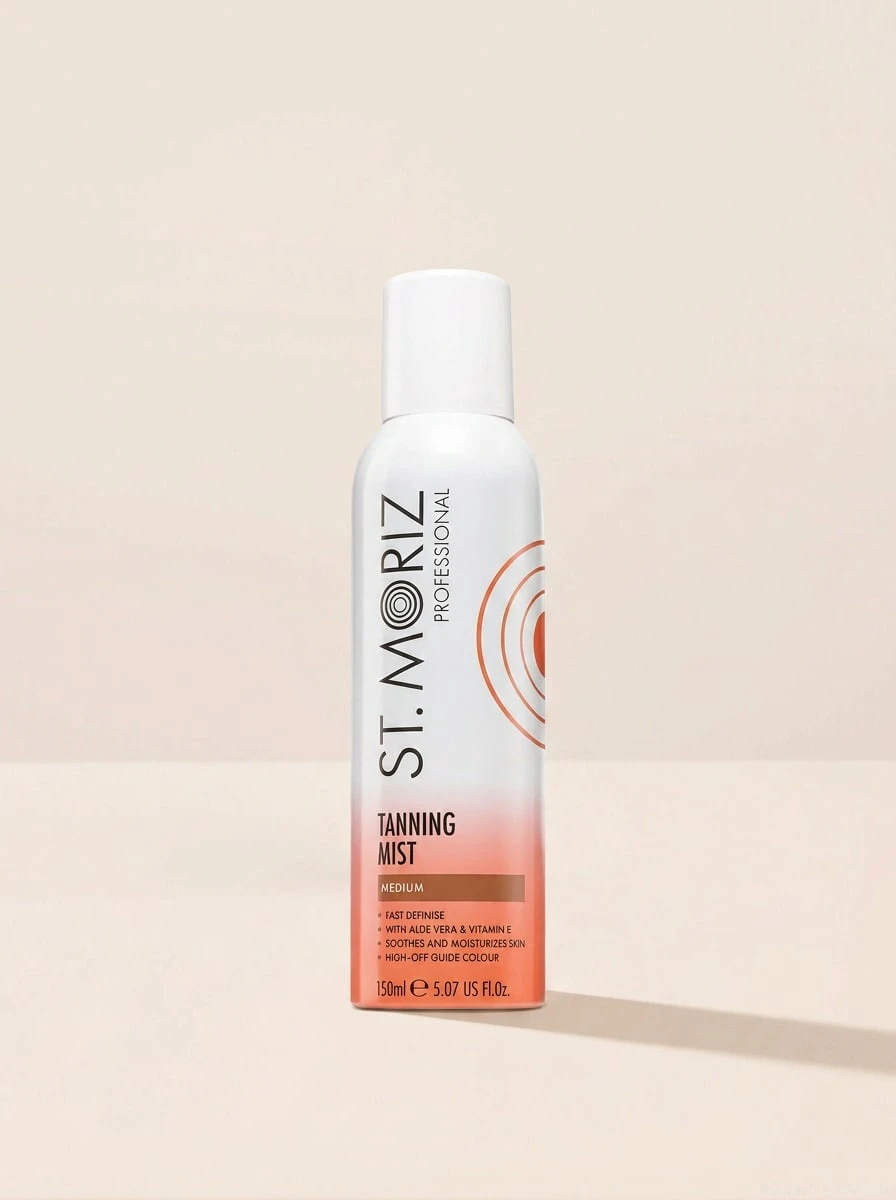 St. Moriz رذاذ تسمير احترافي متوسط 150 مل - واضح - مشاهدة 1