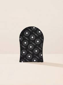 St. Moriz Velvet Single Sided Self Tanning Mitt - Black - View 1