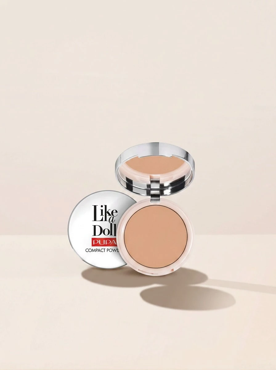 Pupa Like A Doll Nude Skin Compact Powder 005 Golden Honey 10 G – Compact Powder, Mattifying, For Women, Golden Honey, Suitable For Daily Makeup Routine - 005 Golden Honey - View 1