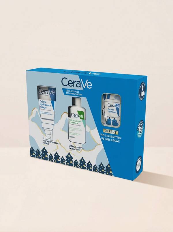 CeraVe Skin Care Gift Set – Skincare Kit, Hydrating, For Dry Skin, Fragrance-Free, Blue, Ceramides, Suitable For Daily Morning And Night Routine