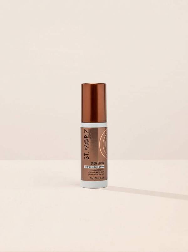 St. Moriz Advanced Glow Serum Bronzing Face Drops 25 Ml – Self Tanning Serum, Hydrating, For Women, Bronze, Hyaluronic Acid, Suitable For Daily Skincare Routine