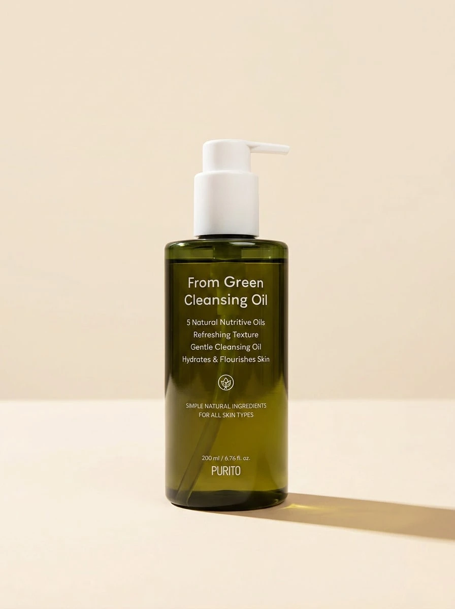 Purito From Green Cleansing Oil 200 Ml – Cleansing Oil, Hydrating, For Sensitive Skin, Seed Oils, Suitable For Evening Skincare Routine - Multicolor - View 1