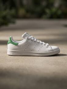 Adidas Stan Smith Women Sneakers Comfortable Versatile Durable Running Daily Tan B24105 - White/Green - View 1