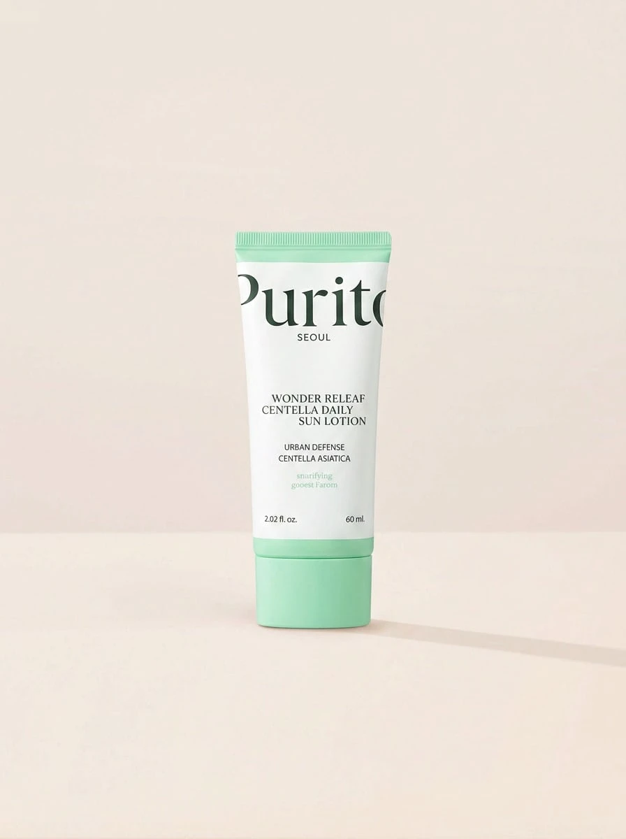 Purito Wonder Releaf Centella Daily Sun Lotion SPF50+ PA++++ 60 Ml – Sunscreen, SPF50+, For Sensitive Skin, Centella Asiatica, Suitable For Morning Skincare Routine - Clear - View 1