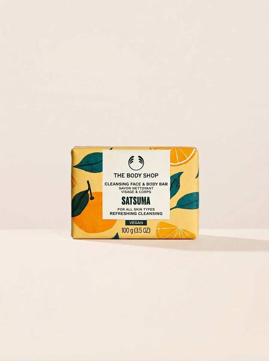 The Body Shop Satsuma Cleansing Face & Body Bar 100 G - thứ bảy - Xem 1