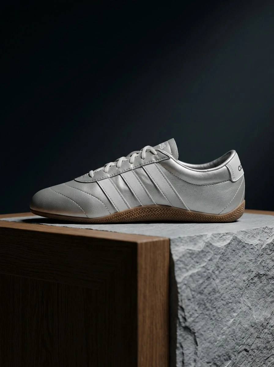 Adidas Grand Court Hi Td 女款運動鞋 透氣 百搭 日常戶外穿搭 白色 JQ9682 - 銀色/白色 - 查看 1