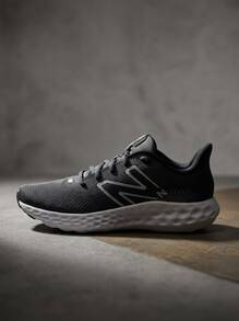 New Balance 男款運動鞋 舒適百搭耐穿 適合學校與戶外穿著 黑色 M411LB3 - 黑白 - 查看 1