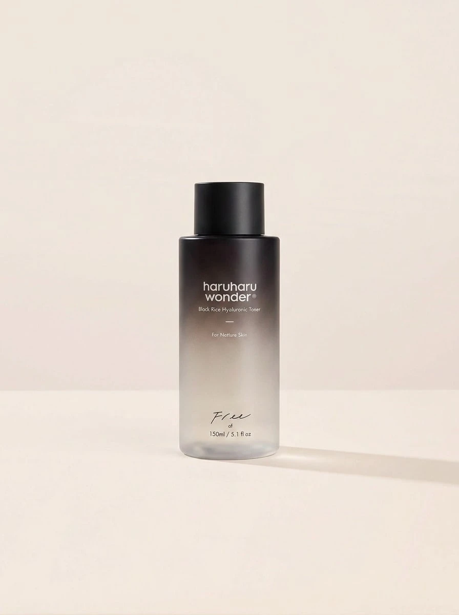 HaruHaru Wonder Black Rice Hyaluronic Toner 150 Ml – Facial Toner, Hydrating, For Sensitive Skin, Fragrance-Free, Black Rice, Suitable For Morning Skincare Routine - Clear - View 1