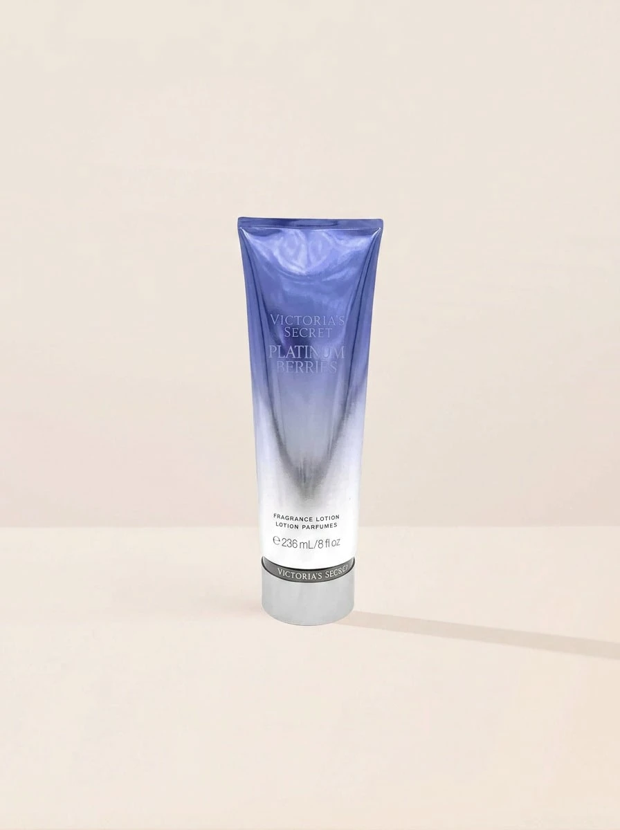 Victoria's Secret Platinum Berries Body Lotion 236 Ml – Body Lotion, Hydrating, For Women, Berries, Purple, Suitable For Post-Shower Routine - Floral - View 1